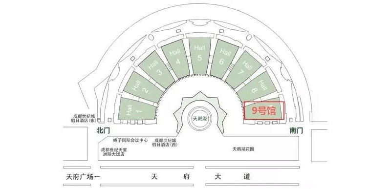 绿菱科技游博会展位位置图