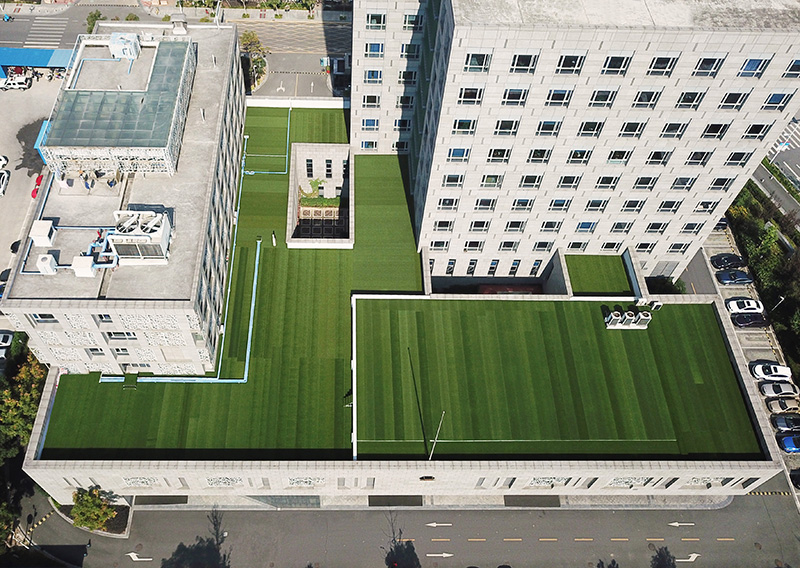 宁波市公安局高新区分局屋顶绿化