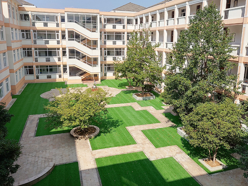 余姚实验学校小学部花园绿化