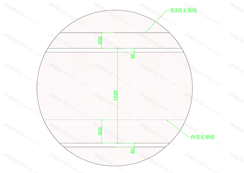 跑道丈量线